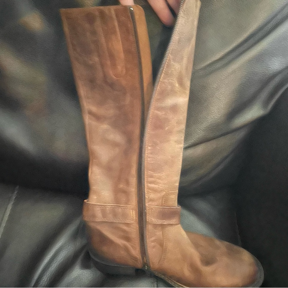 Sundance Brown Leather Boots - Picture 4 of 9